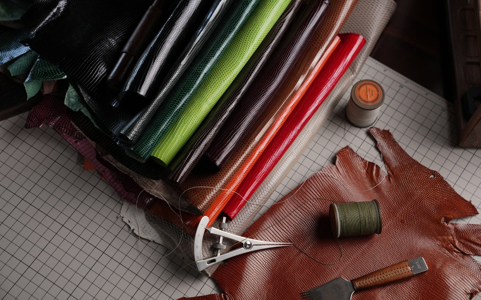 lizard leather