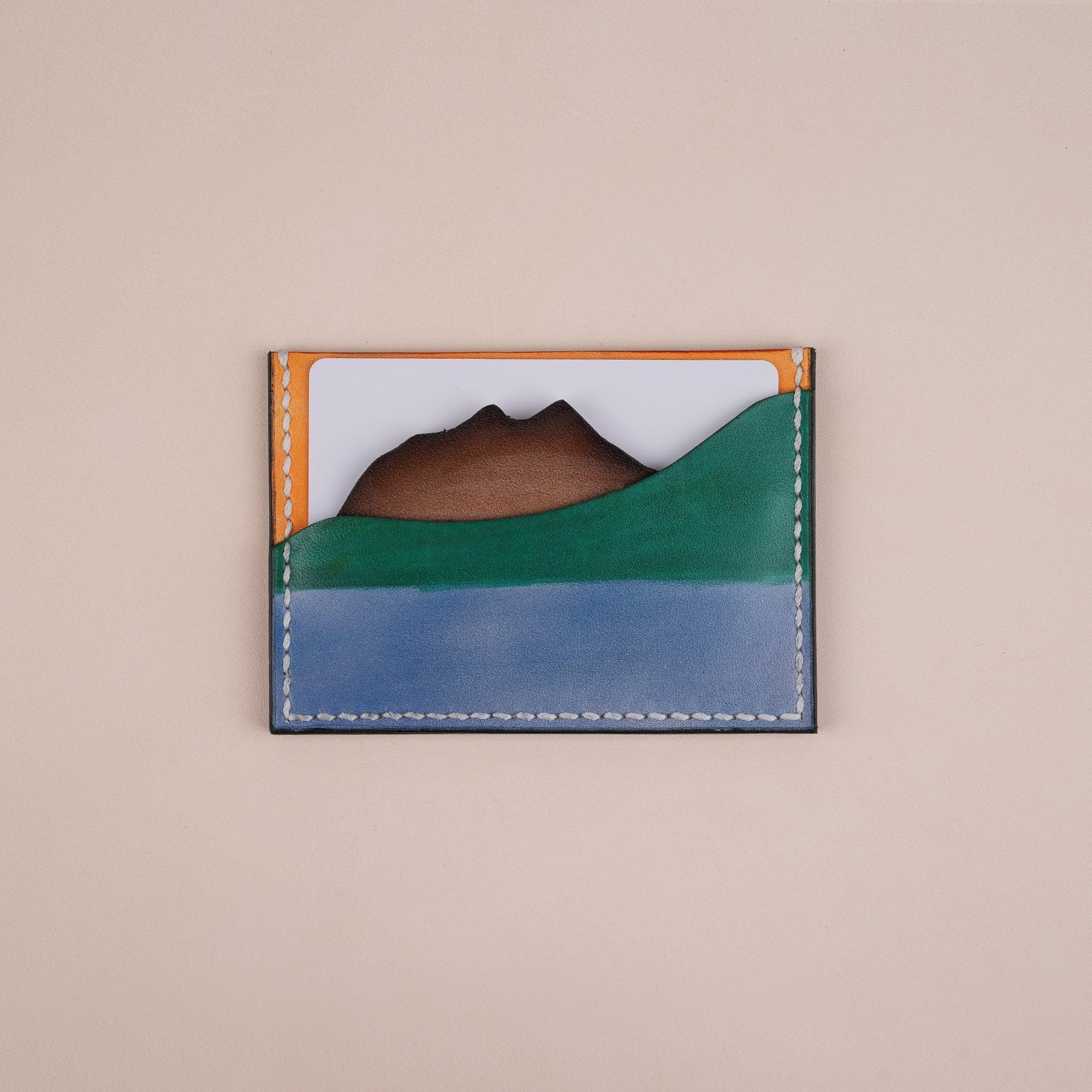 Leather Minimalist Custom Card Holder - WildandKing